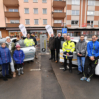 ESM nimmt E-Ladesäule in Marktredwitz in Betrieb